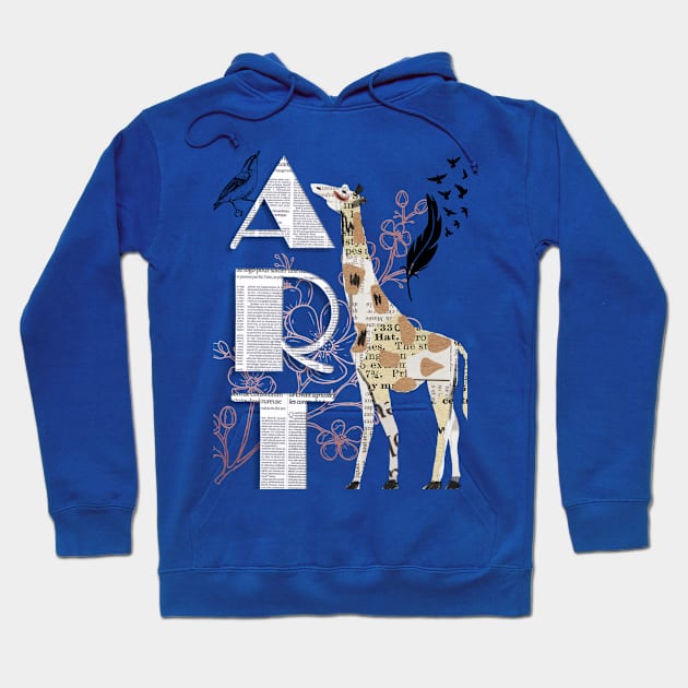 Giraffe Hoodie by Joy-Graphix